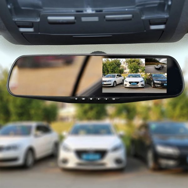 Espejo retrovisor con cámara frontal y de reversa - Image 3